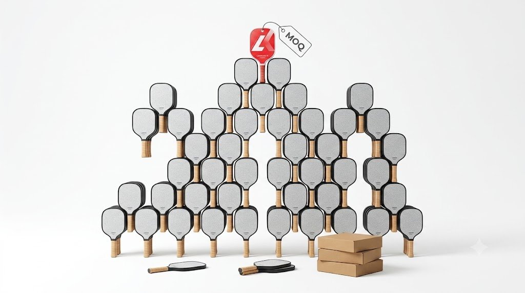 pickleball paddle wholesale MOQ