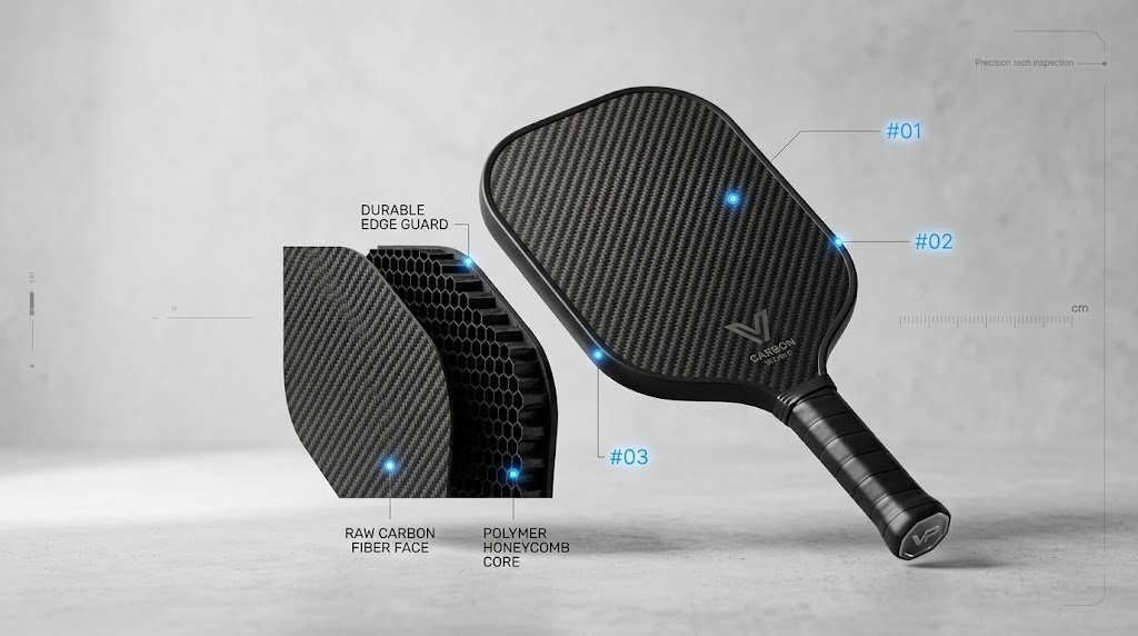 Carbon Pickleball Paddle Defects & Factory Prevention